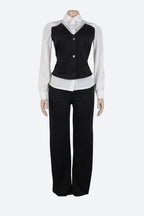 Vest Combo Shirt & Pants Set Lavish Daily