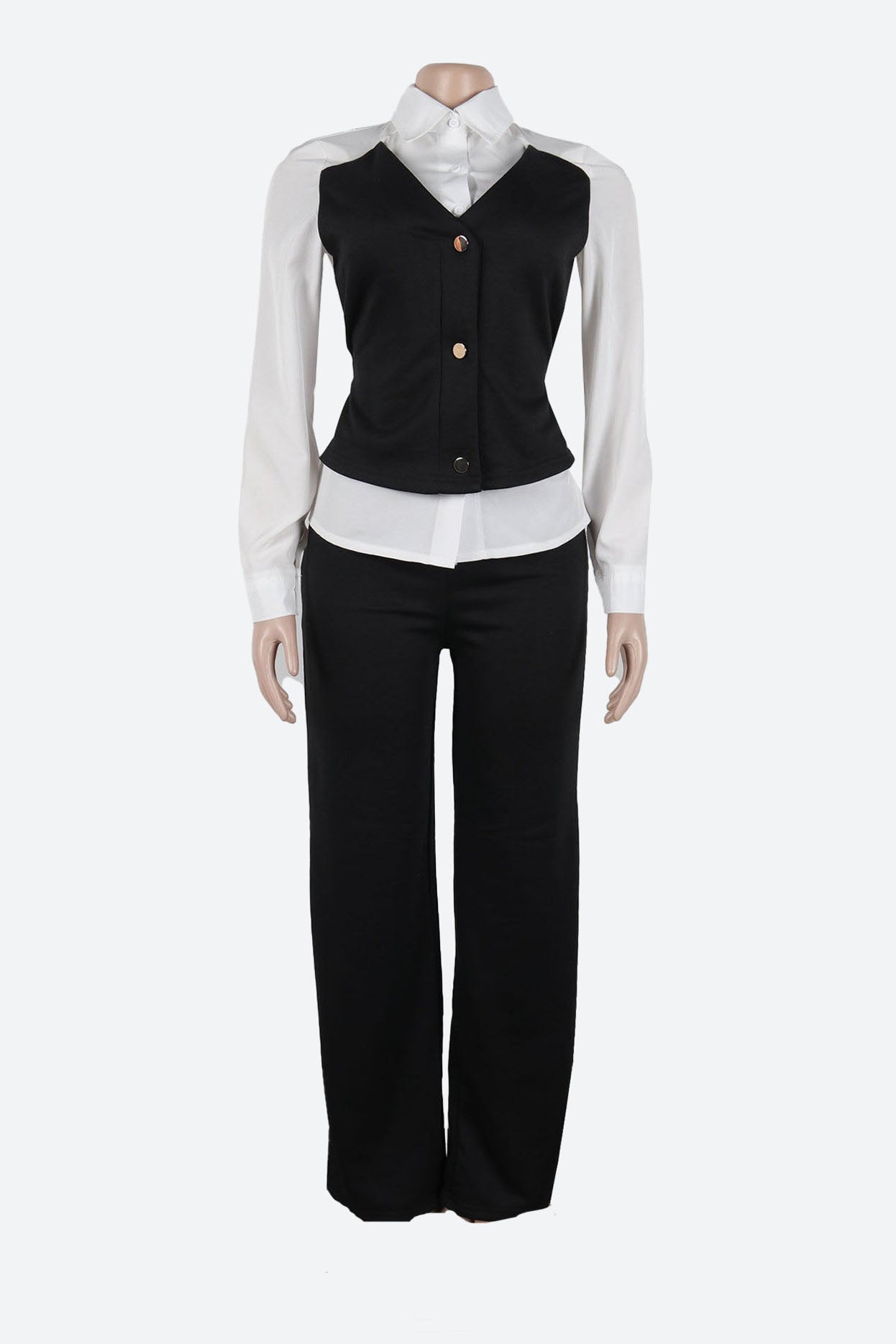 Vest Combo Shirt & Pants Set Lavish Daily