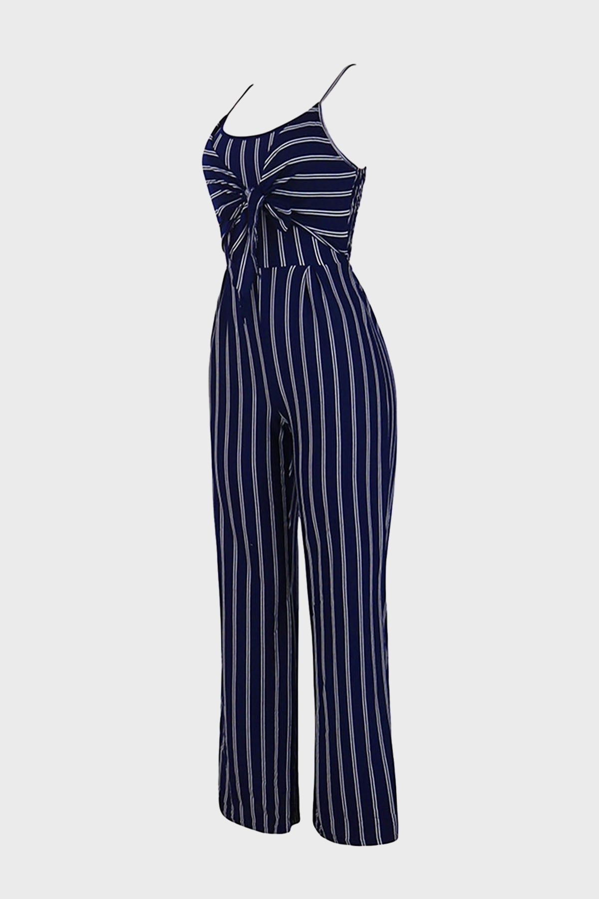 Stripe Jumpsuit Lavish Daily