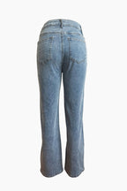 Twisted Denim Jeans Lavish Daily