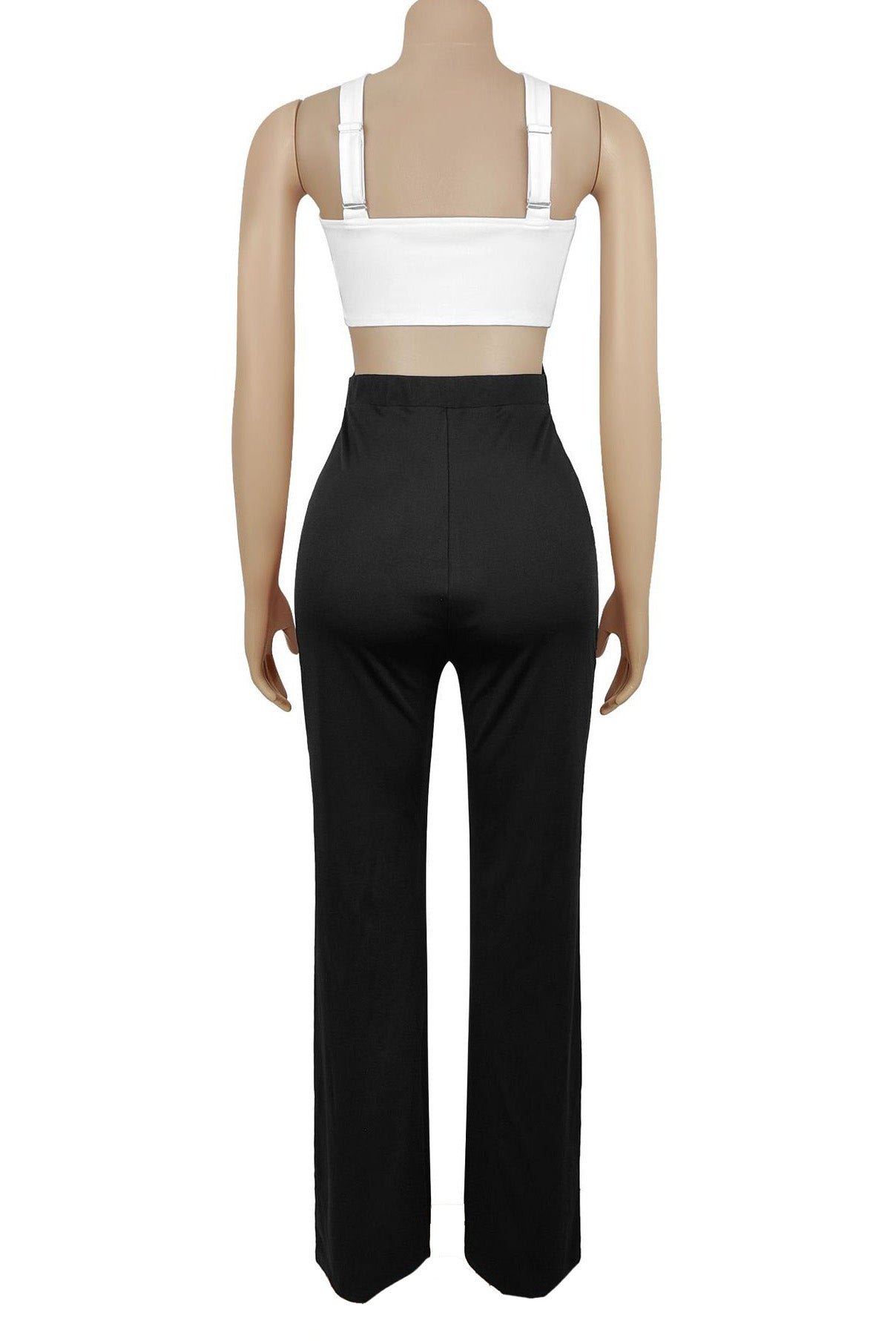 Crisscross Ribbon Cutout Jumpsuit Lavish Daily