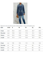 Lapel Collar Washed Denim Top Lavish Daily