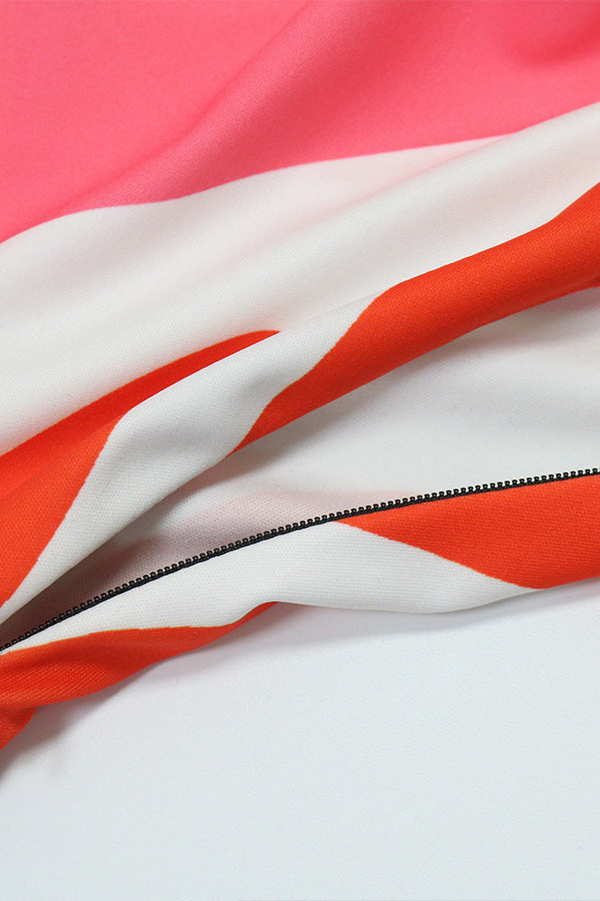 Off Shoulder Printed Mini Dress Lavish Daily