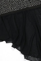 Asymmetric Frill Hem Bandeau Midi Dress Lavish Daily