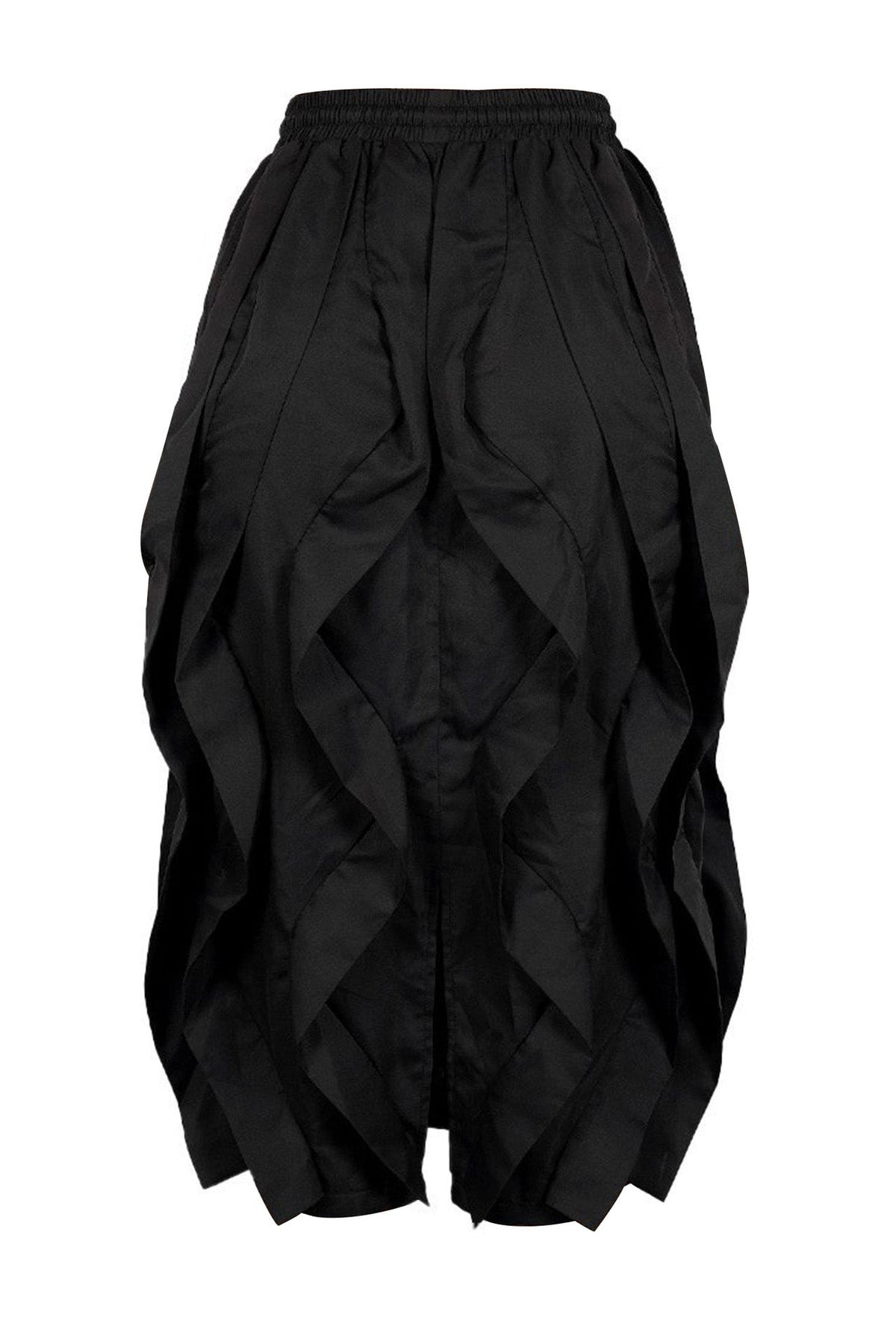 Ruched Drawstring Parachute Maxi Skirt Lavish Daily