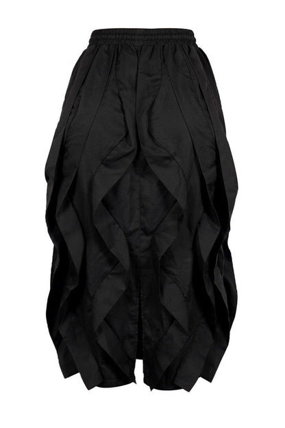 Ruched Drawstring Parachute Maxi Skirt Lavish Daily