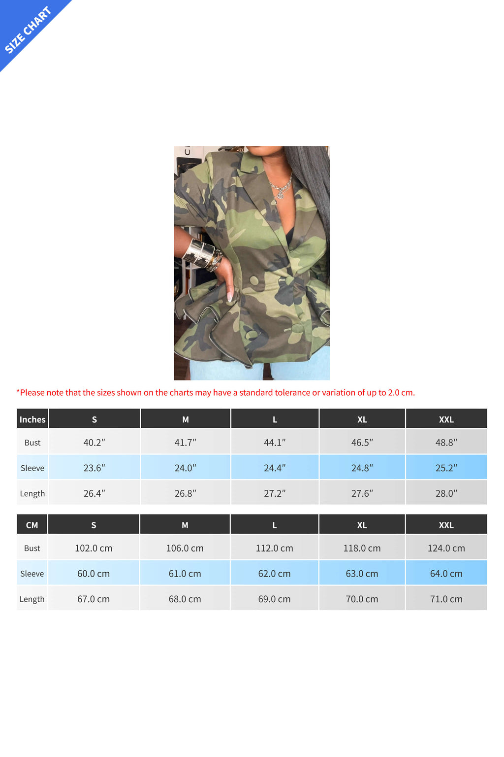 Camouflage Peplum Jacket Lavish Daily
