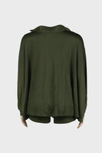 Batwing Sleeves Loose Solid Color Two Pieces Set Lavish Daily