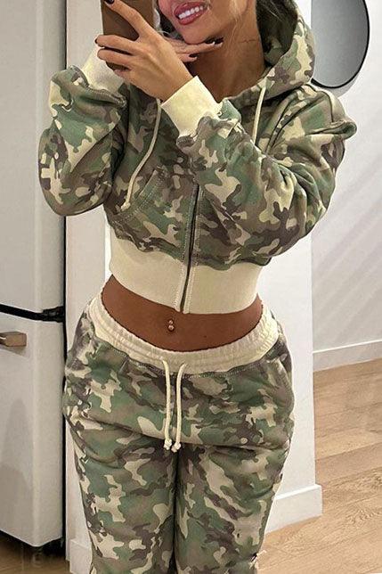 Hooded Bomber & Cargo Pants Sets Lavish Daily