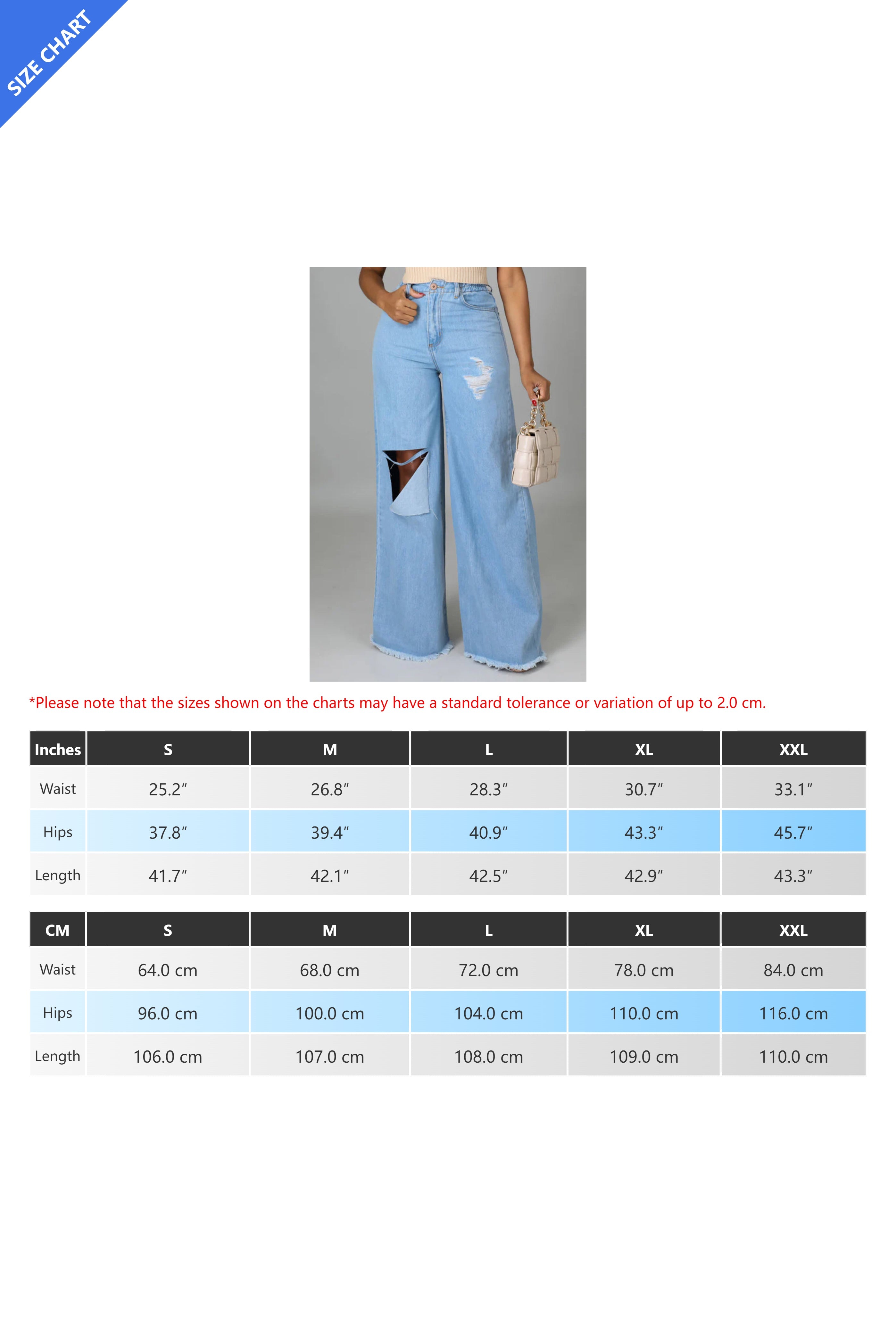 Ripped Fringe Wide-Leg Jeans Lavish Daily