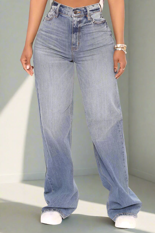 High Waist Baggy Women Jeans Lavish Daily