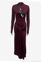 Solid Long Sleeve Cutout Bodycon Dress LavishDaily