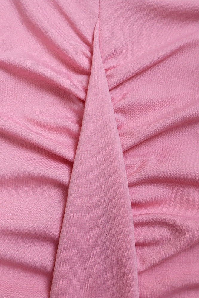 Office Pleated Pencil Dress Women's Slim Fit Lavish Daily