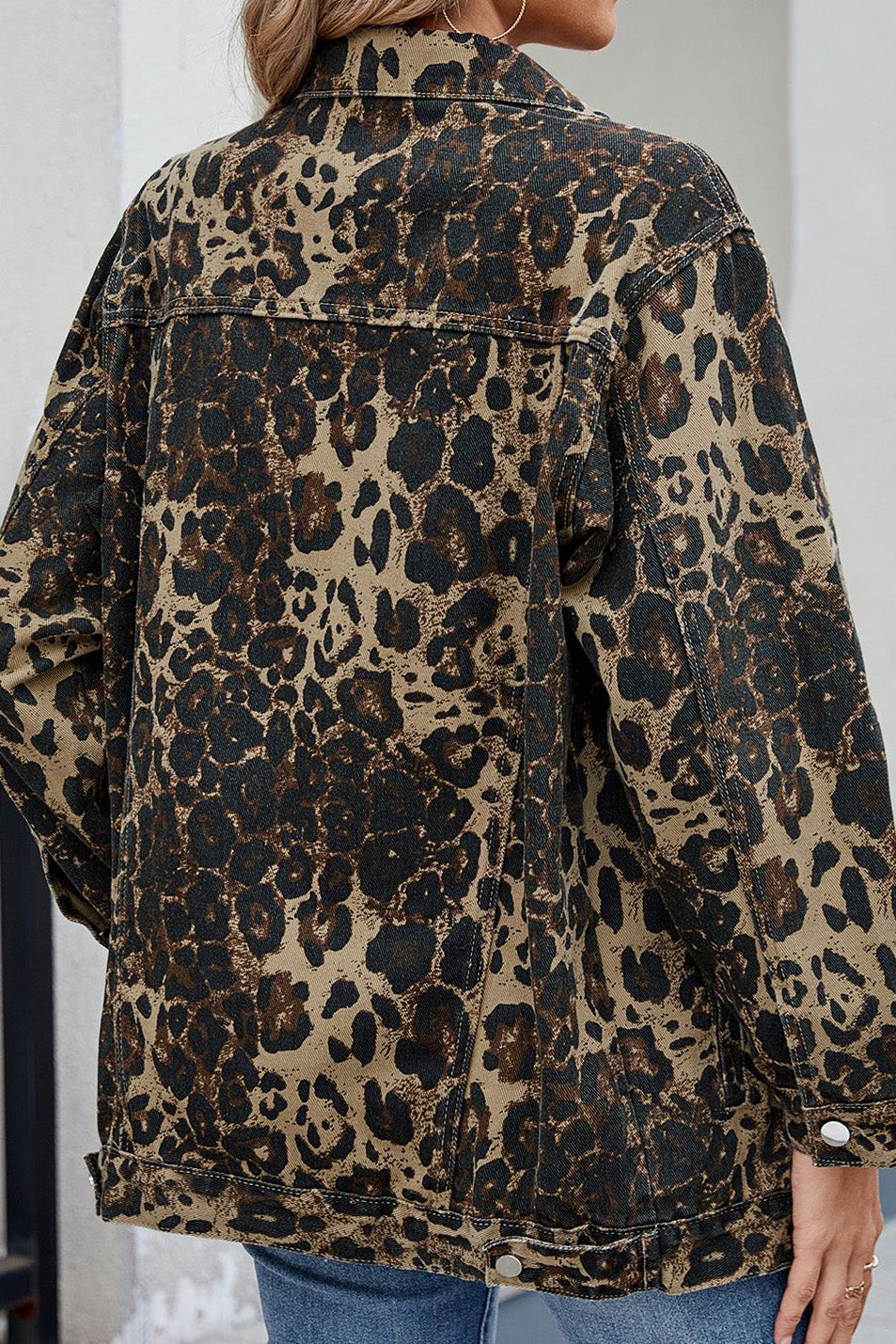 Trendy Women's Button-Up Denim Jacket Lavish Daily