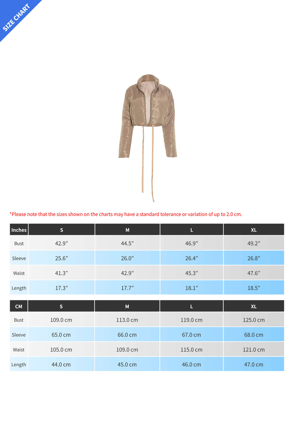 Solid Zip-Up Fitted Cotton Puffer Jacket Lavish Daily