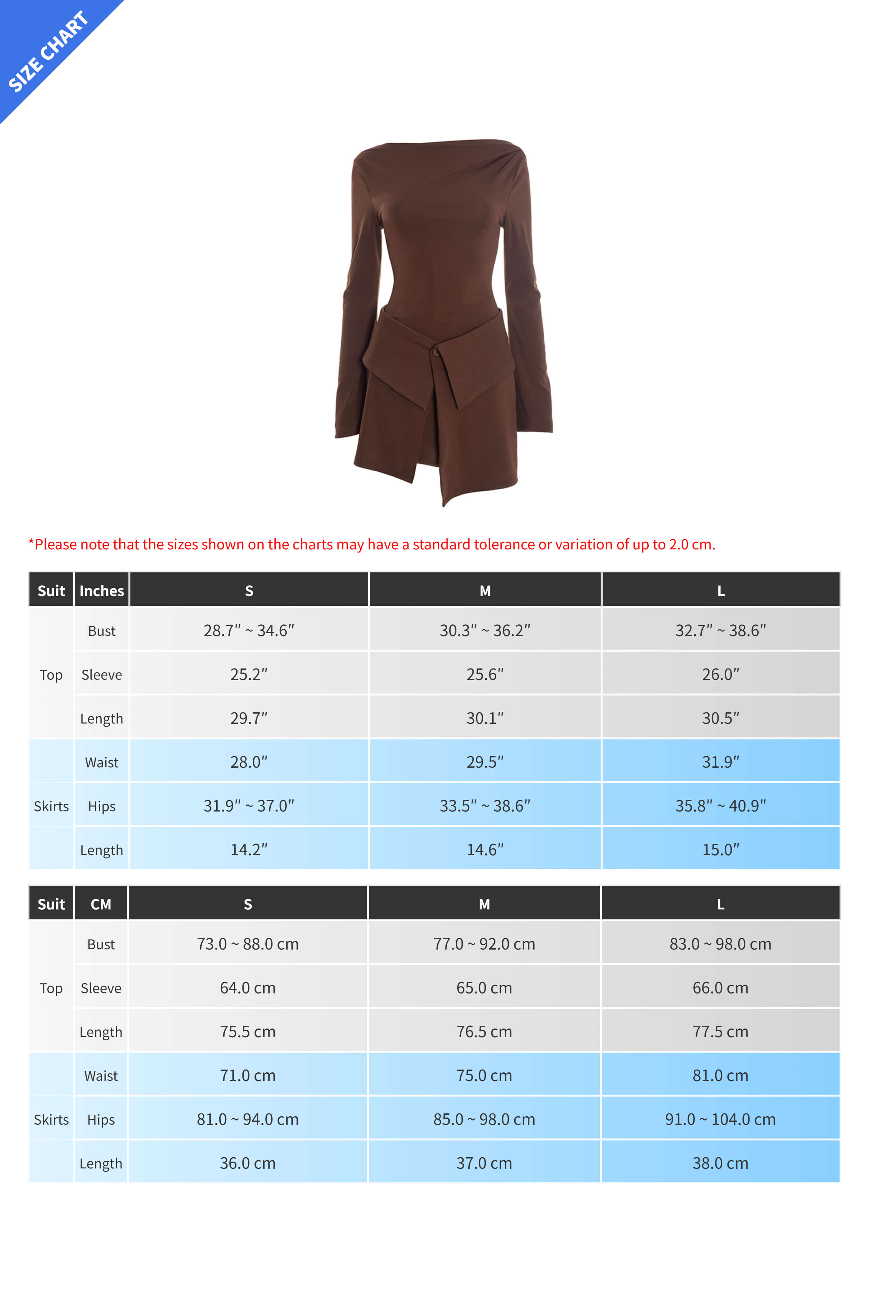 Asymmetric Button Waist 2-Piece Set Lavish Daily