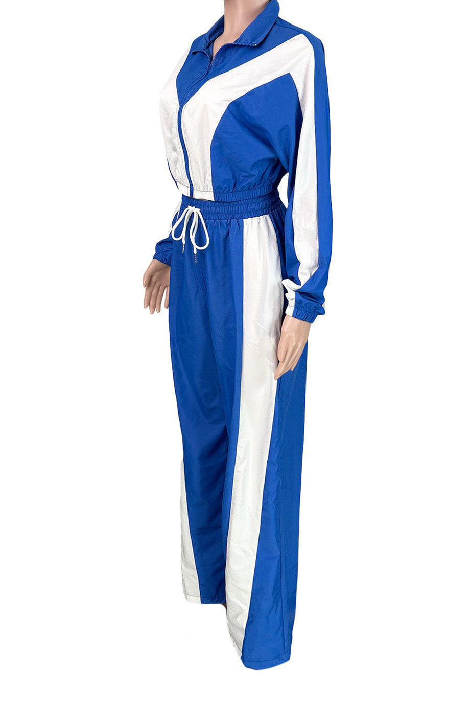 Colorblock Track Jacket & Pants Set Lavish Daily