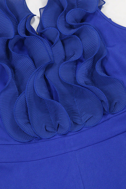 Ruffle Tank Jumpsuit Lavish Daily