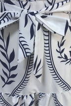 Floral Ruffle V-Neck Slim Maxi Dress Lavish Daily