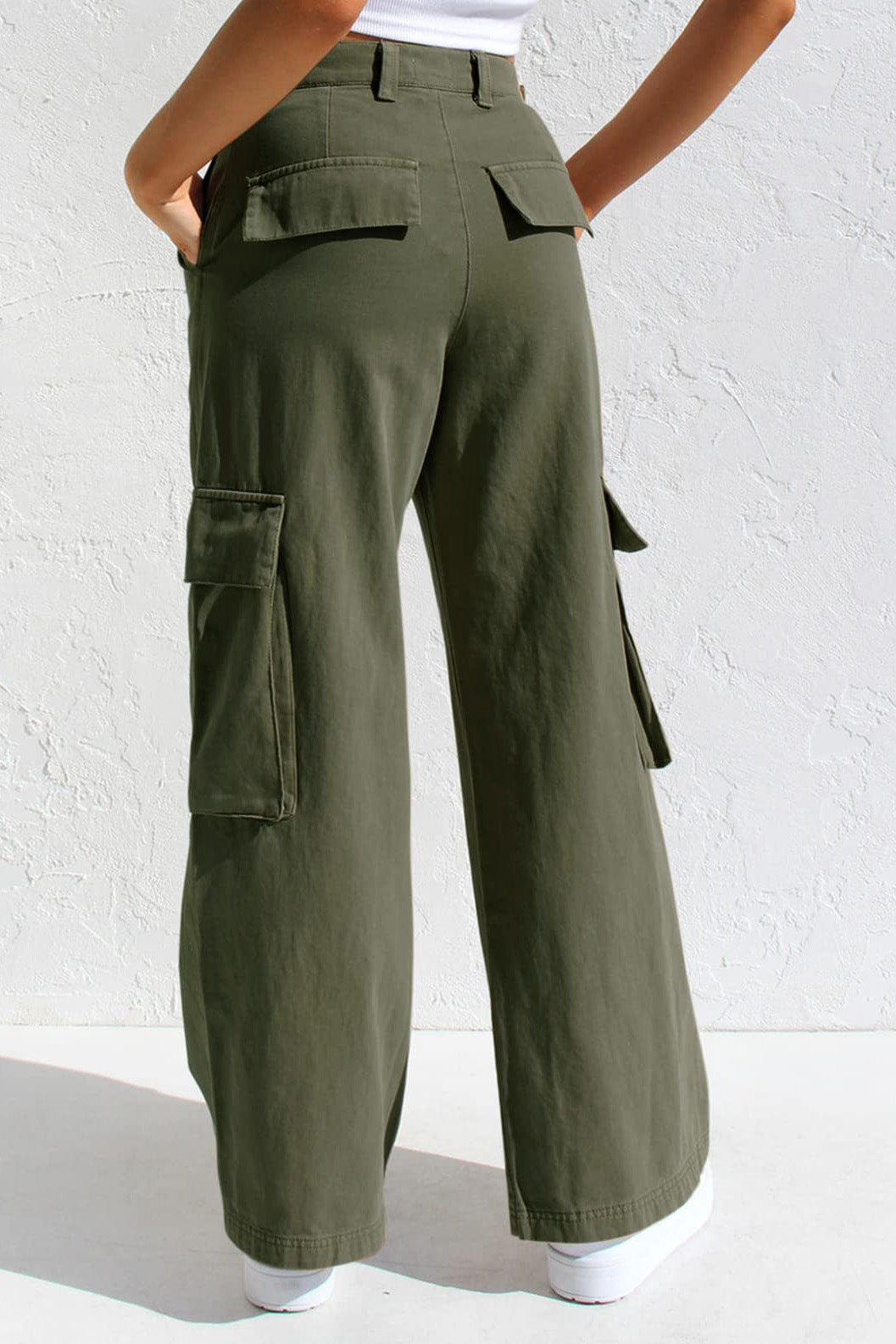 Multi Pocket Cargo Style Women’s Denim Pants Lavish Daily