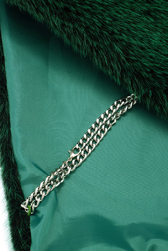 Solid Faux Fur Sleeveless Vest Lavish Daily