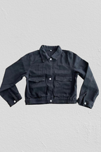 Denim Cropped Jacket Lavish Daily