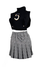 Printed Skirt & Embroidered Top Set Lavish Daily