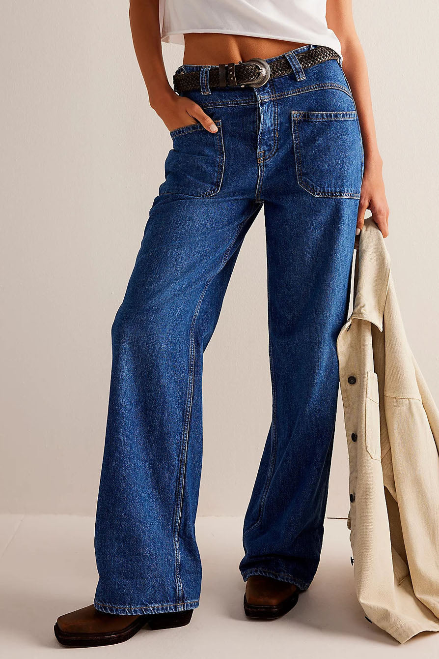 Classic Mid-Rise Comfort Jeans Lavish Daily