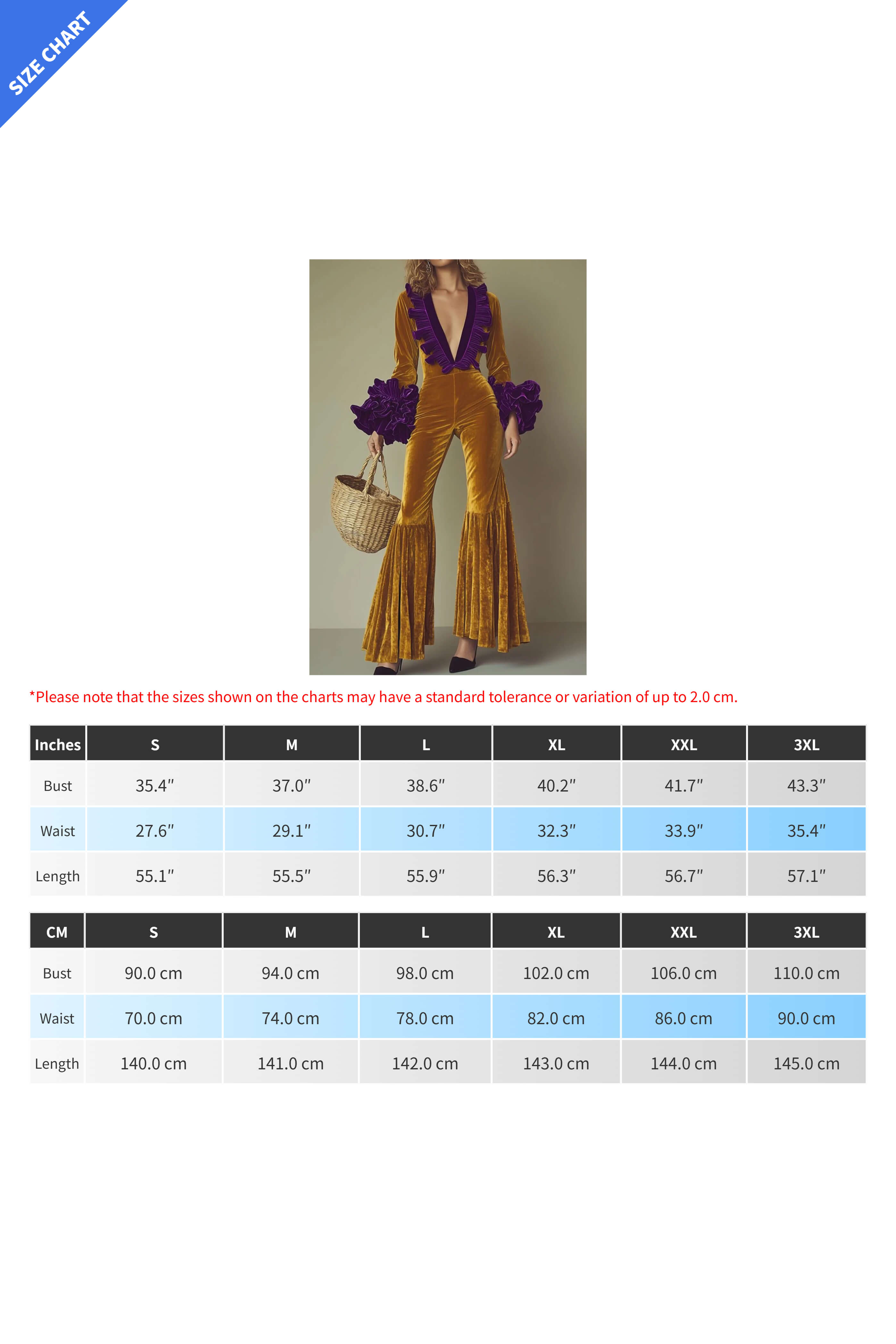 Velvet Contrast Stitch V Neck Jumpsuit LavishDaily