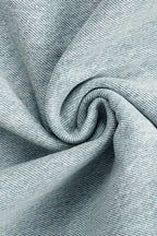 Zip-Up Vest High-Rise Wide Leg Pants Denim Set Lavish Daily