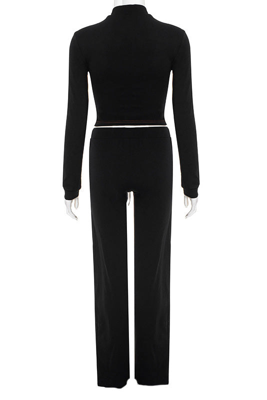 Stand Collar Slim Fit Sport Shorts Set Lavish Daily