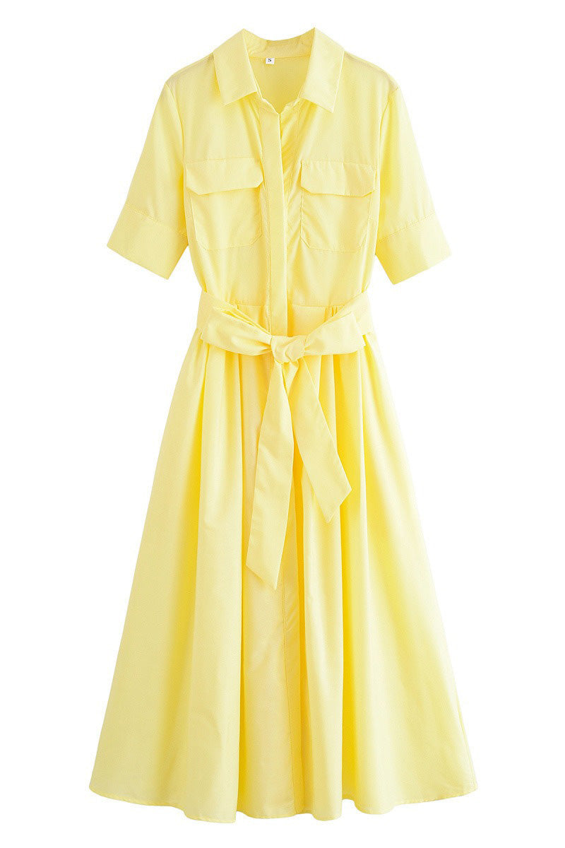 Waist Slimming Shirt Dress Lavish Daily