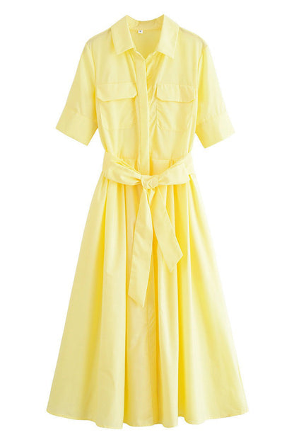 Waist Slimming Shirt Dress Lavish Daily