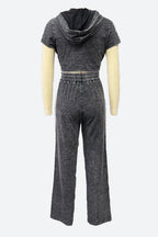 Washed Hoodie and Pants Casual Comfy Set Lavish Daily