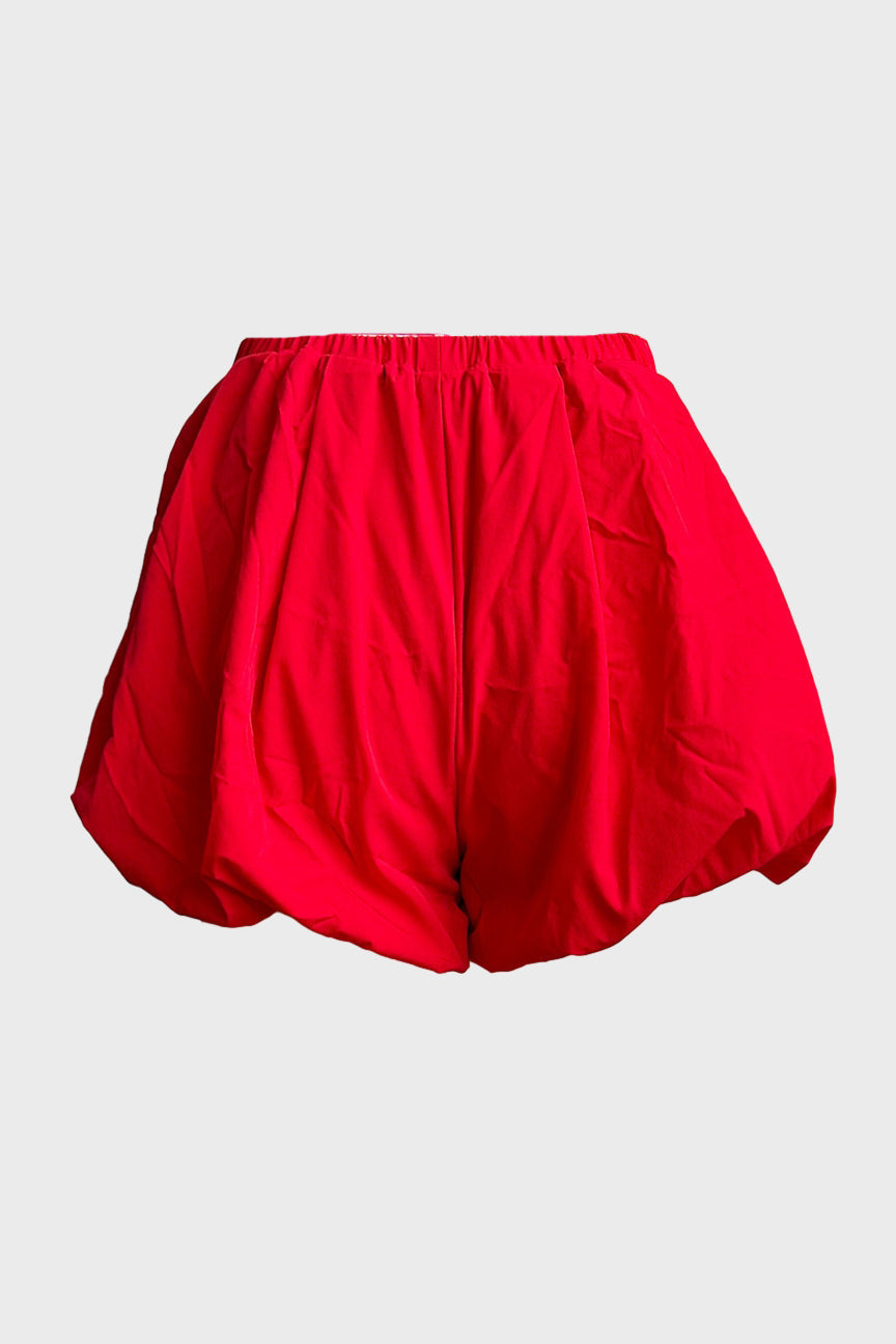 Bubble High Waist Puffy Pleated Shorts Lavish Daily