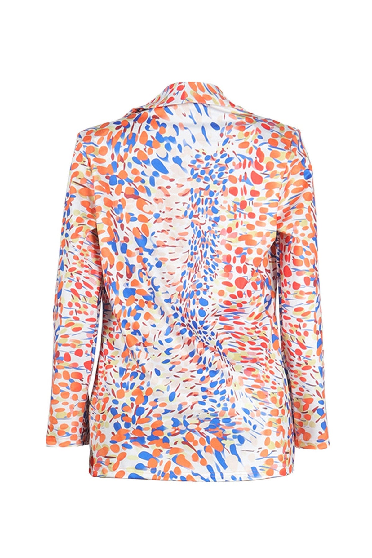 Fitted Long Sleeve Blazer Coat Lavish Daily