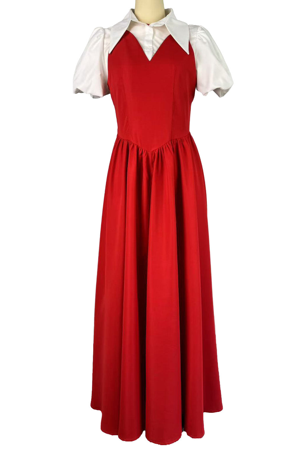 Faux Two-Piece Midi Dress Lavish Daily