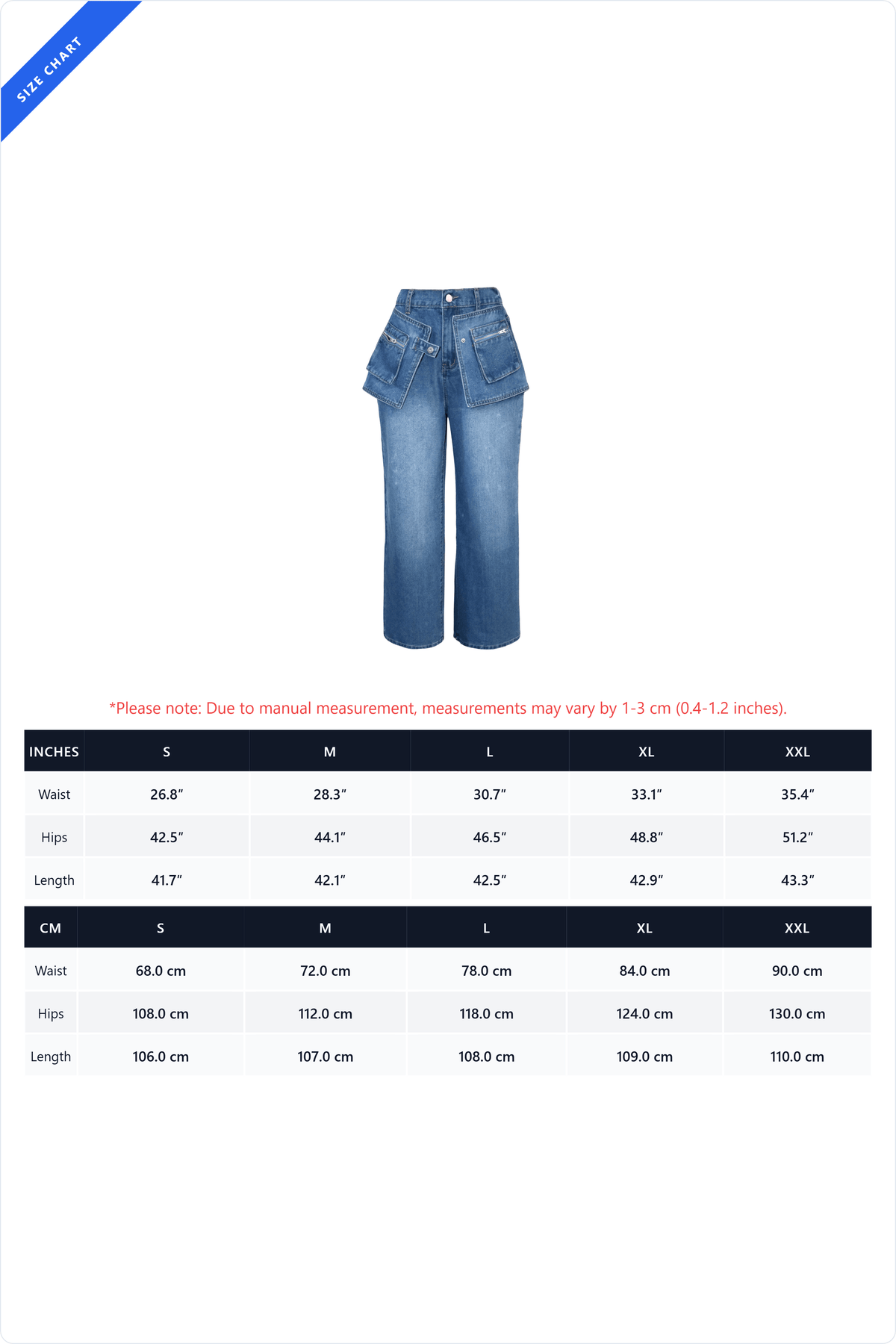 Deconstructed Wide Leg Denim Pants Lavish Daily