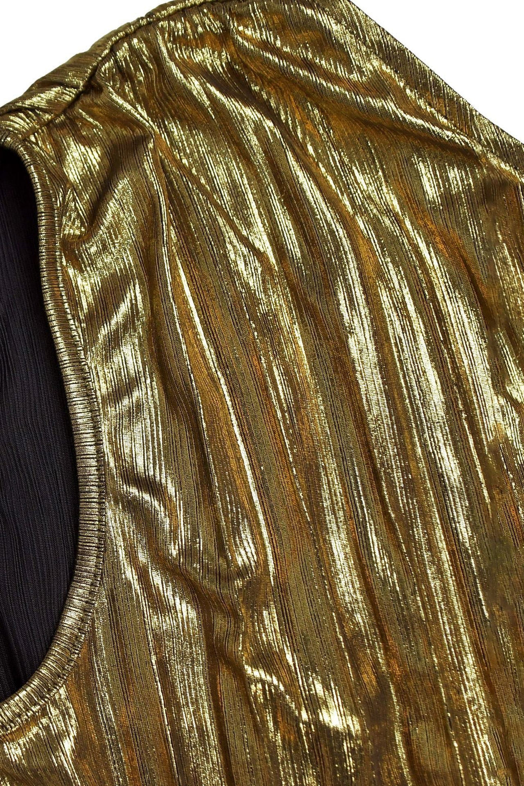 Metallic One-Shoulder Maxi Dress Lavish Daily