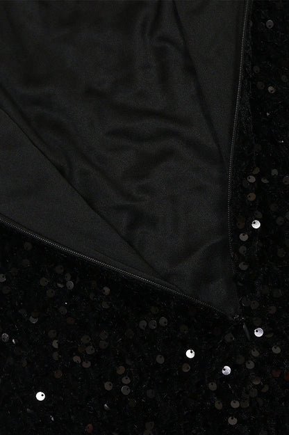 Sparkling Velvet & Chiffon Maxi Dress Lavish Daily