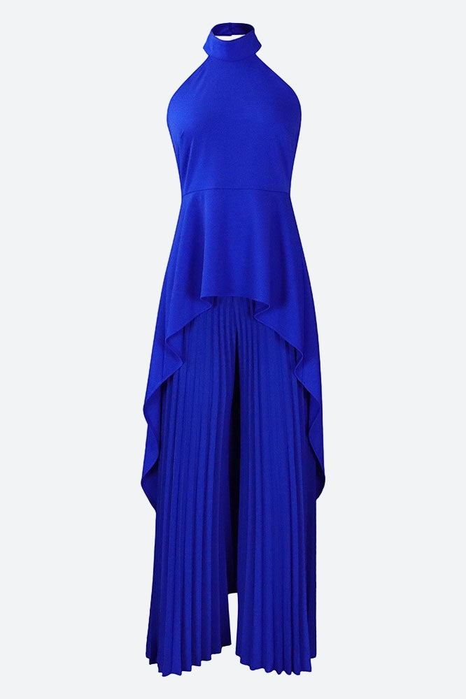 Halter Tunic Top & Pleated Pants Set Lavish Daily