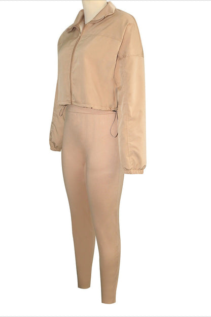 Casual High Waist Pants & Cardigan Set Lavish Daily
