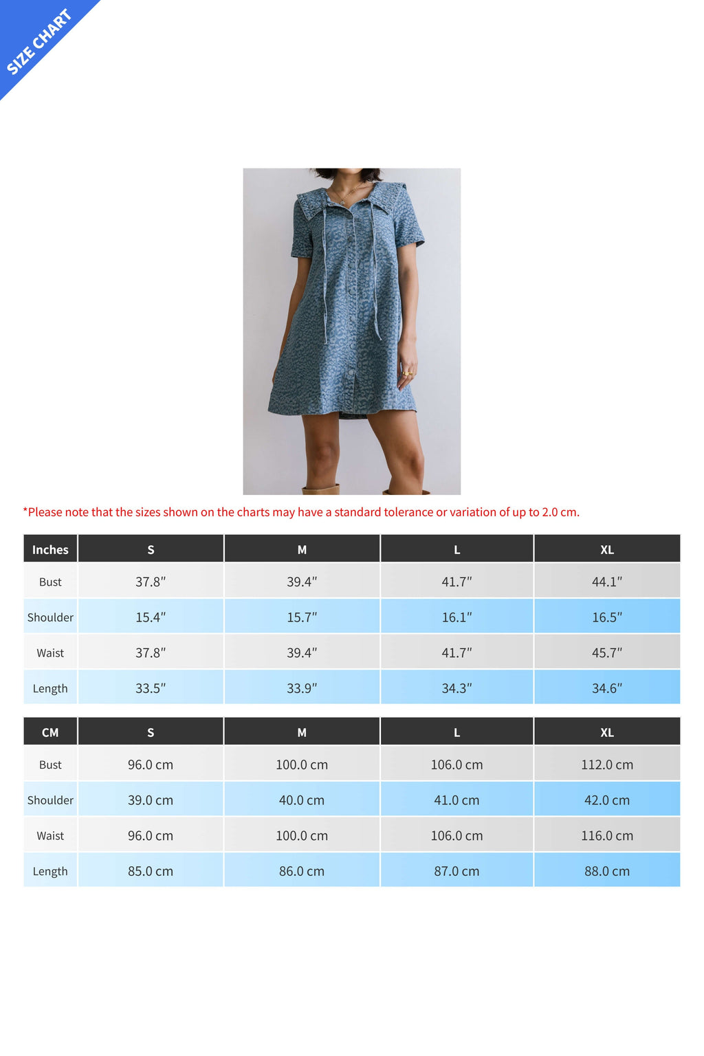 Casual Leopard Print Slimming Denim Dress LavishDaily