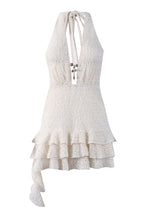 V-Neck Halter Backless Mini Dress Lavish Daily