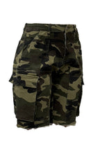 Cargo Denim Shorts Lavish Daily