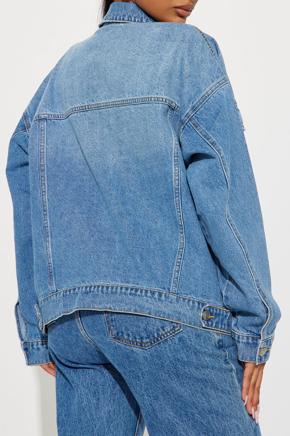 Denim Trucker Jacket Lavish Daily