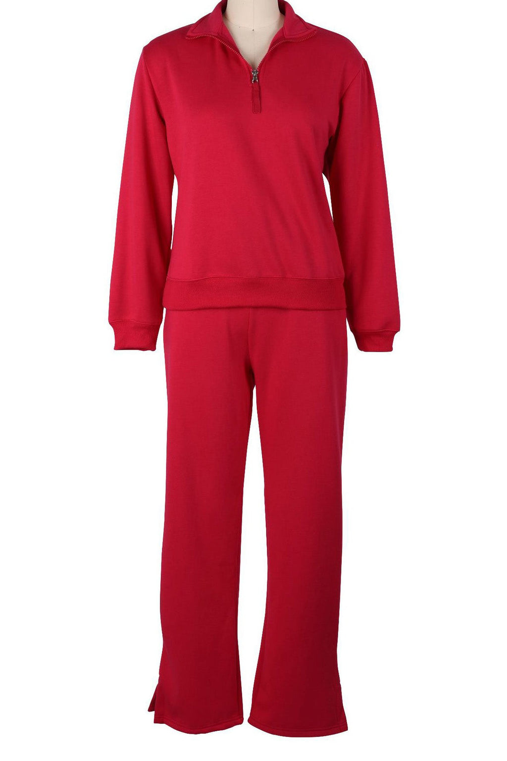 Fleece Lined Loose Fit Two-Piece Tracksuit LavishDaily