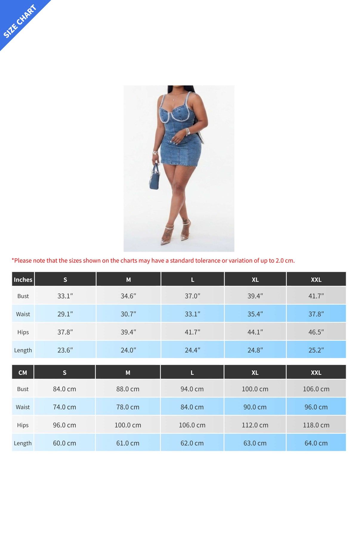 Rhinestone Trim Denim Bustier Mini Dress Lavish Daily