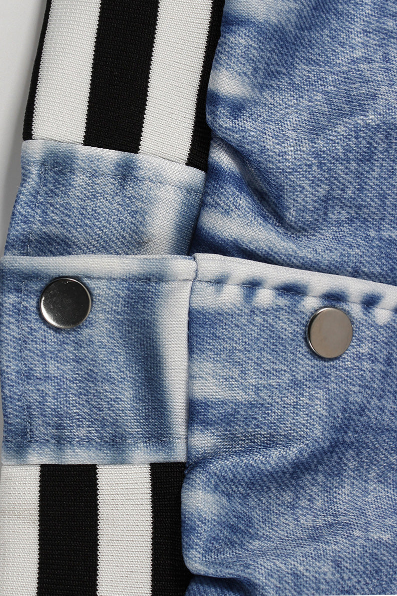 Printed Short Long Sleeve Casual Jacket Lavish Daily