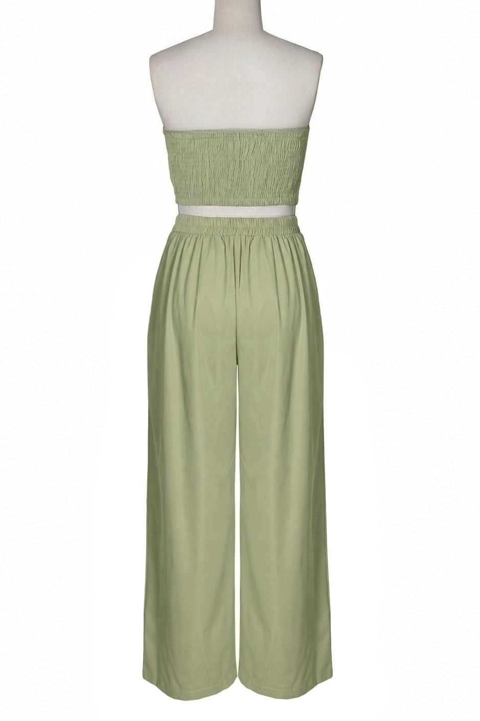 Asymmetrical Bandeau Pant Set Lavish Daily
